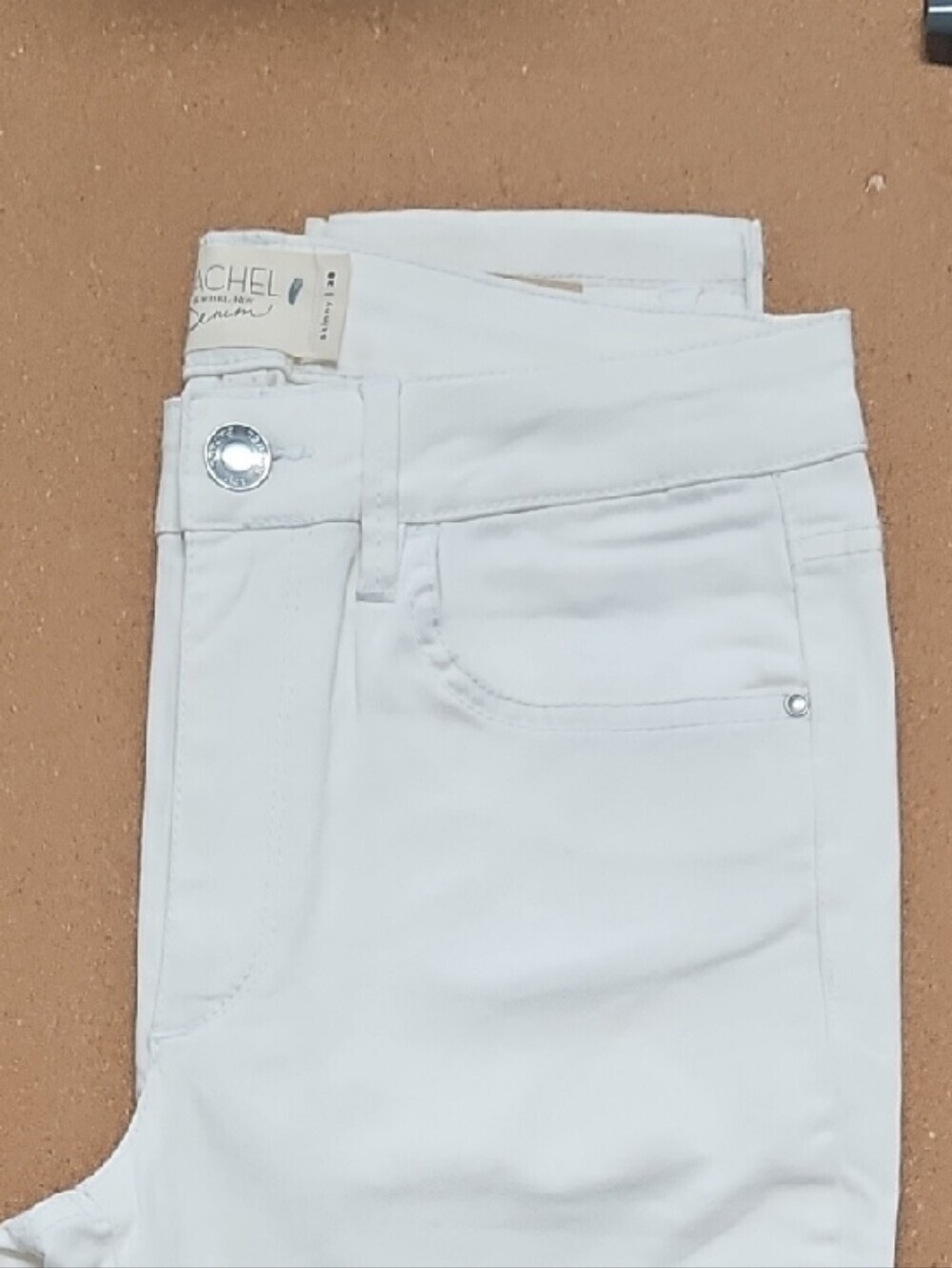RACHEL By Rachel Roy Denim White Mid-Rise Skinny Icon Jeans Size 28 - Picture 2 of 8